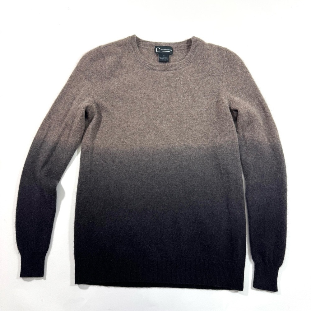 C By Bloomingdales Crewneck Cashmere Sweater Ombre